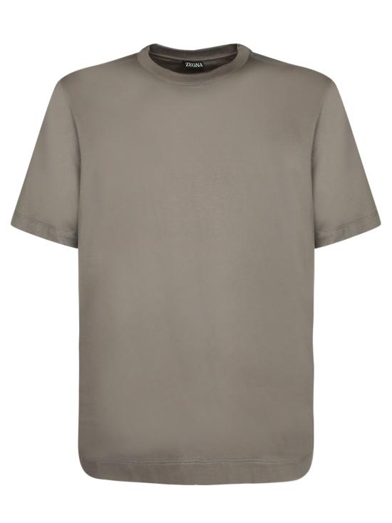 26SS 에르메네질도제냐 반팔 티셔츠 UH335A3 H771 N07 Beige