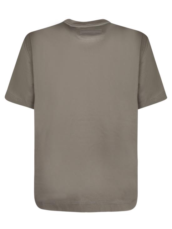26SS 에르메네질도제냐 반팔 티셔츠 UH335A3 H771 N07 Beige - ERMENEGILDO ZEGNA