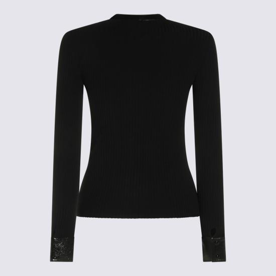 26FW 쿠레쥬 스웨터 326MGI056 FI00019999 BLACK - COURREGES