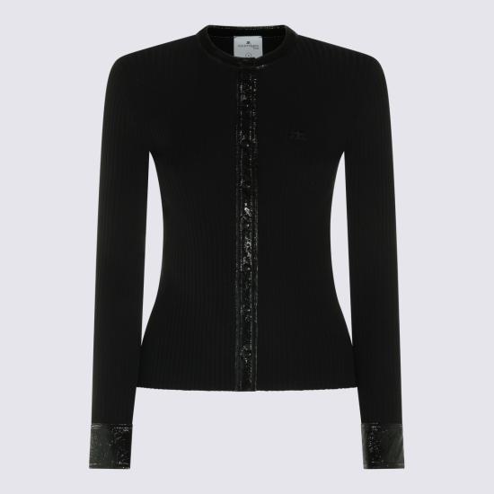 26FW 쿠레쥬 스웨터 326MGI056 FI00019999 BLACK
