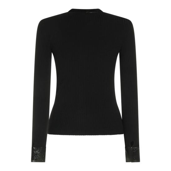26FW 쿠레쥬 스웨터 326MGI056 FI00019999 BLACK - COURREGES