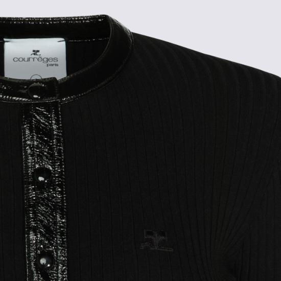 26FW 쿠레쥬 스웨터 326MGI056 FI00019999 BLACK - COURREGES