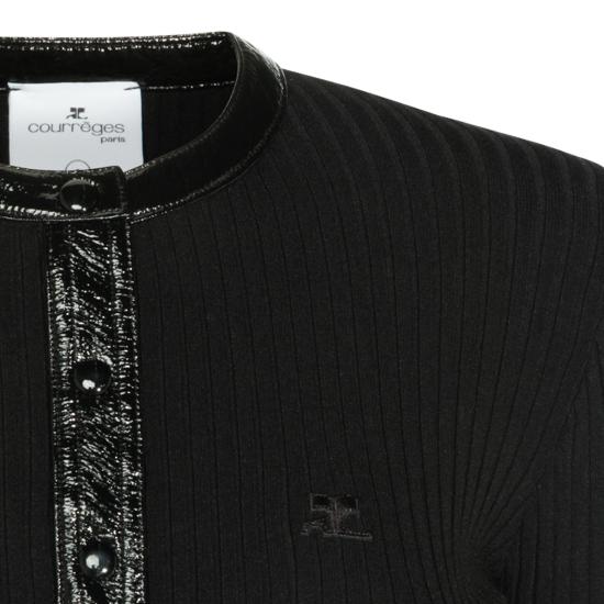 26FW 쿠레쥬 스웨터 326MGI056 FI00019999 BLACK - COURREGES