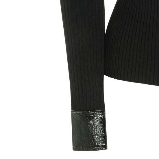 26FW 쿠레쥬 스웨터 326MGI056 FI00019999 BLACK - COURREGES