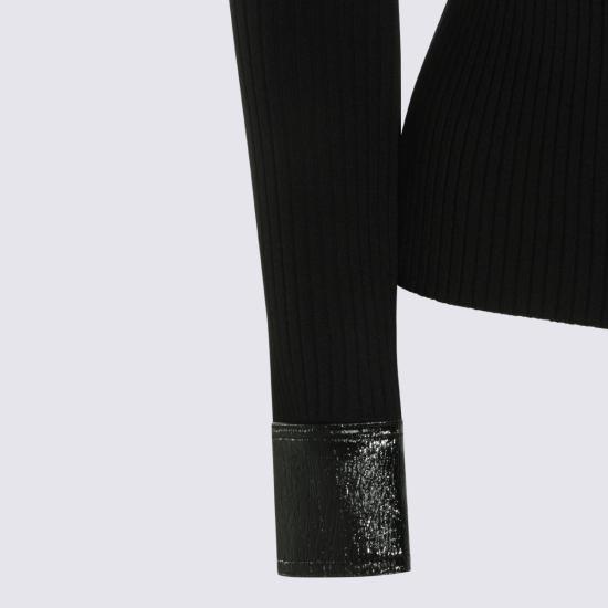 26FW 쿠레쥬 스웨터 326MGI056 FI00019999 BLACK - COURREGES