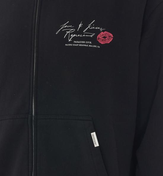 26FW 리프레젠트 후드 티셔츠 MLM101150 Black - REPRESENT