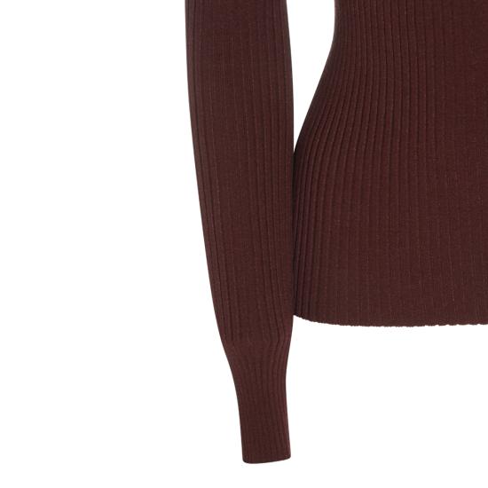 26FW 쿠레쥬 스웨터 326MPU285 FI00014010 BURGUNDY - COURREGES