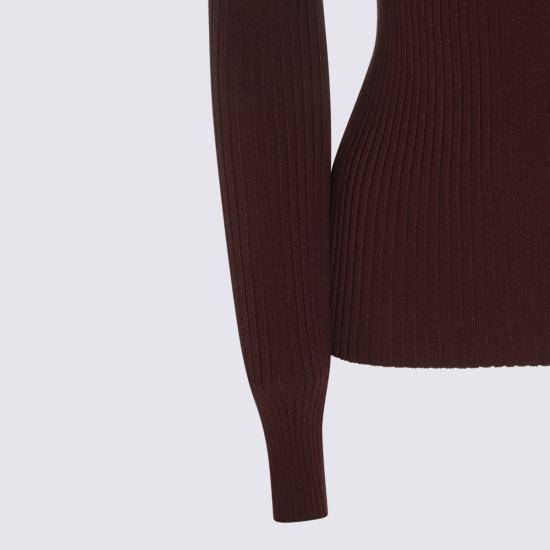 26FW 쿠레쥬 스웨터 326MPU285 FI00014010 BURGUNDY - COURREGES