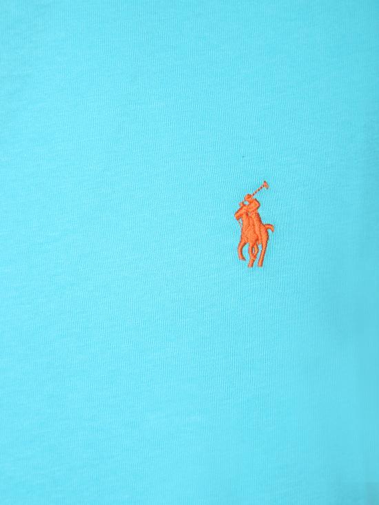26SS 폴로 랄프로렌 포니로고 자수 반팔 티셔츠 710671438 510 Blue - POLO RALPH LAUREN