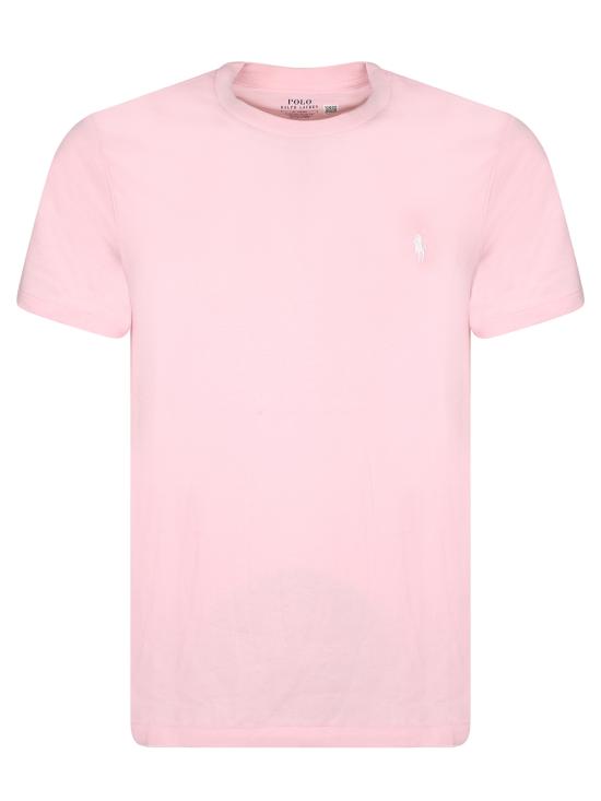 26SS 폴로 랄프로렌 포니로고 자수 반팔 티셔츠 710671438 520 Pink