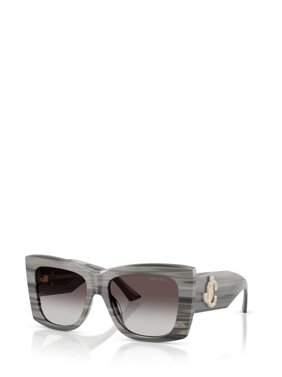 26FW 지미추 선글라스 JC5036B 50638G STRIPED BLACK - JIMMY CHOO