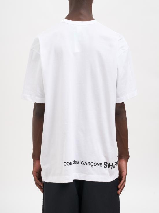 26SS 꼼데가르송 반팔 티셔츠 NFQT008051WHITE White - COMME DES GARCONS