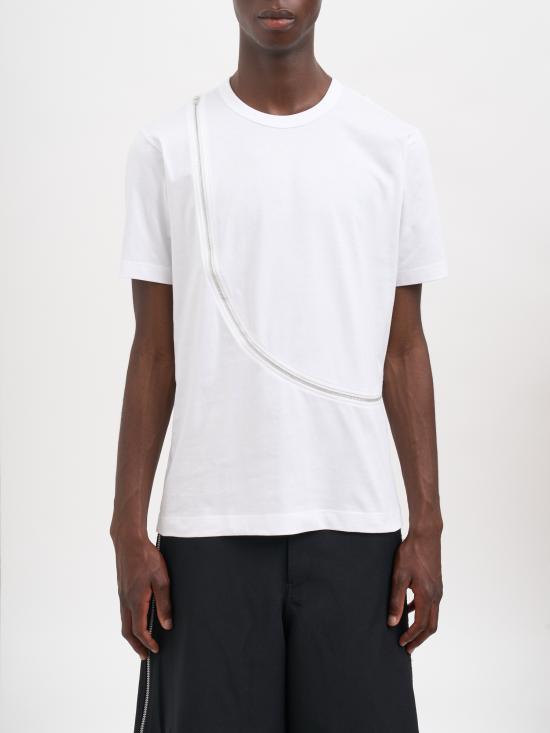 26SS 꼼데가르송 반팔 티셔츠 NFQT011051WHITE White