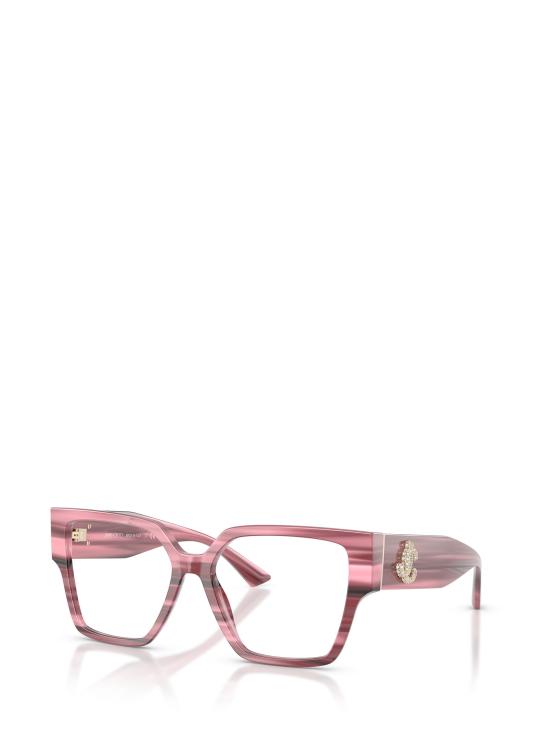 26FW 지미추 안경 JC3032B 5064 STRIPED CRANBERRY - JIMMY CHOO