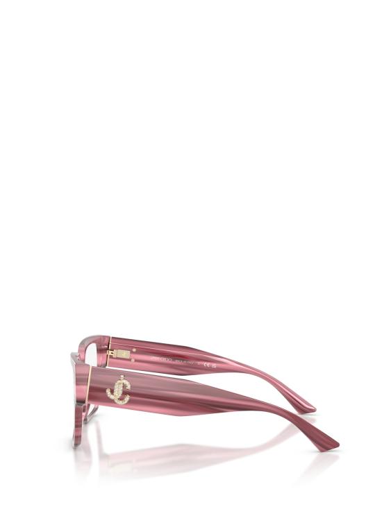 26FW 지미추 안경 JC3032B 5064 STRIPED CRANBERRY - JIMMY CHOO