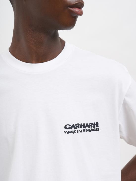 26FW 칼하트 WIP 반팔 티셔츠 RI03689602XX White - CARHARTT WIP