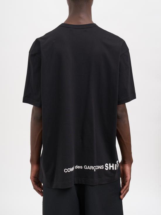 26SS 꼼데가르송 반팔 티셔츠 NFQT008051BLACK Black - COMME DES GARCONS