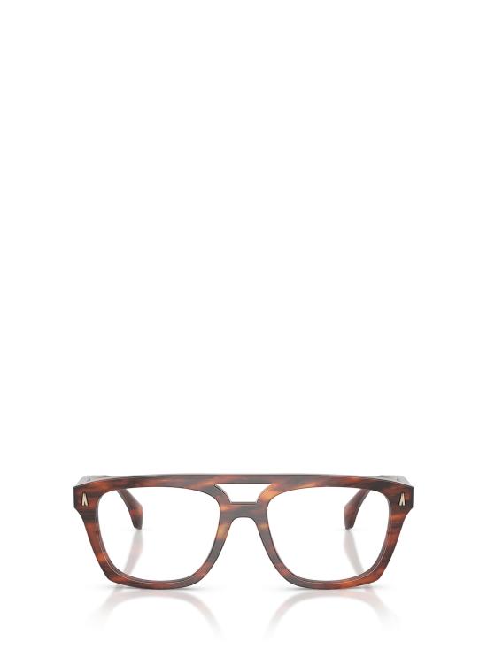 26FW 몽클레어 안경 ME2018U 3034 SHINY STRIPED BROWN HAVANA