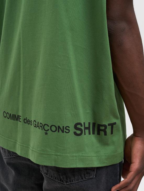 26SS 꼼데가르송 반팔 티셔츠 NFQT016051GREEN Green - COMME DES GARCONS