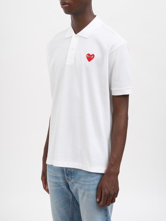 26SS 꼼데가르송 폴로 티셔츠 NAXT006051WHITE White - COMME DES GARCONS