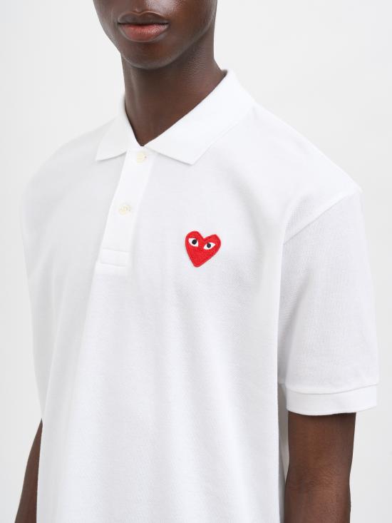 26SS 꼼데가르송 폴로 티셔츠 NAXT006051WHITE White - COMME DES GARCONS