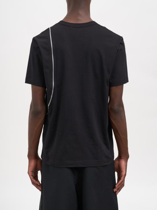 26SS 꼼데가르송 반팔 티셔츠 NFQT011051BLACK Black - COMME DES GARCONS