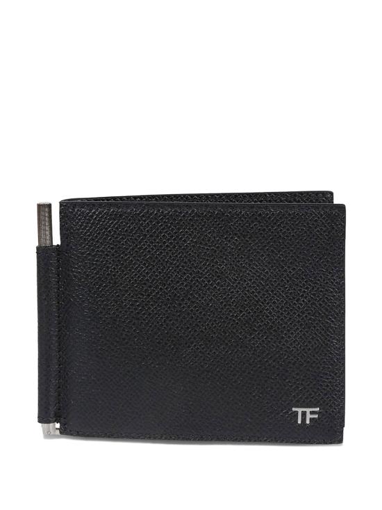 26FW 톰포드 스몰 그레인 레더 머니 클립 월렛 YM231 LCL081S NAA BLACK