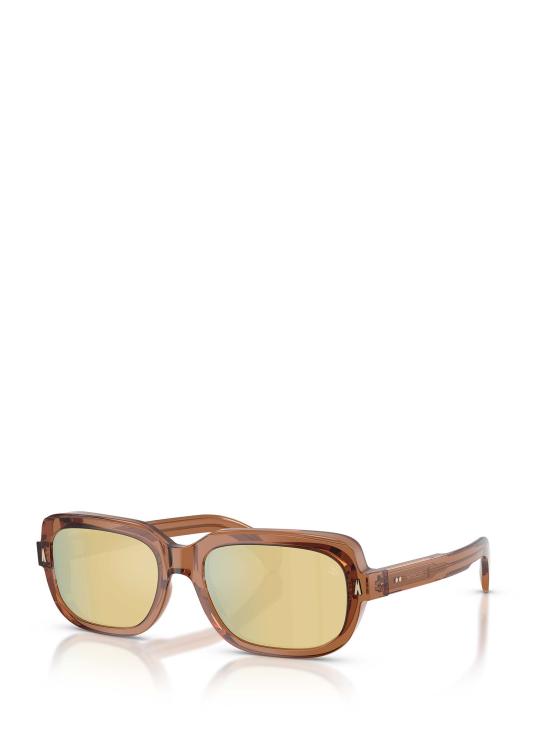 26FW 몽클레어 SUNTRAP 선트랩 직사각 프레임 선글라스 ME6008 3017F9 TRANSPARENT SHINY COGNAC - MONCLER
