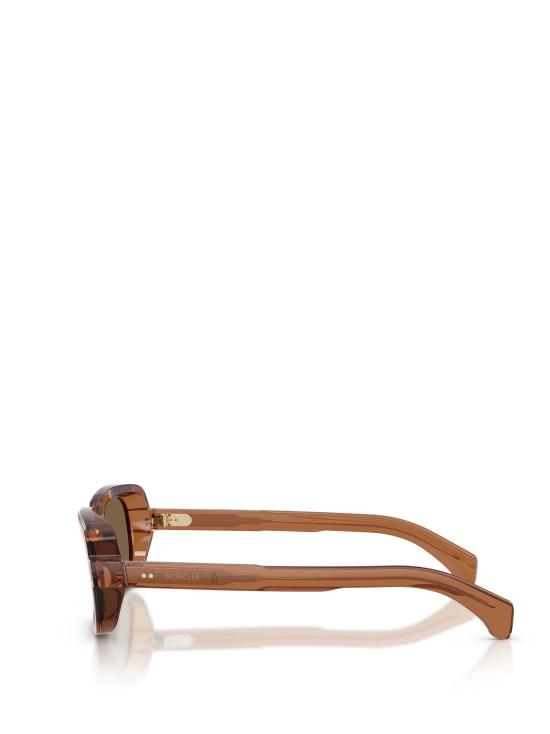 26FW 몽클레어 SUNTRAP 선트랩 직사각 프레임 선글라스 ME6008 3017F9 TRANSPARENT SHINY COGNAC - MONCLER