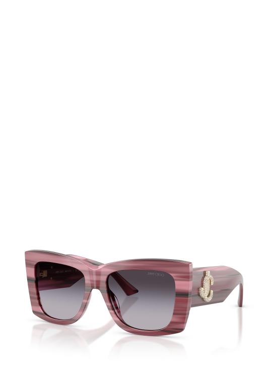 26FW 지미추 선글라스 JC5036B 50648G STRIPED CRANBERRY - JIMMY CHOO