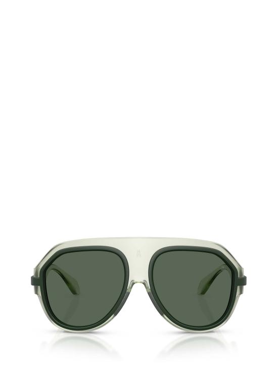 26FW 몽클레어 FYNDER 파인더 선글라스 ME8012U 502571 MATT MILKY GREEN