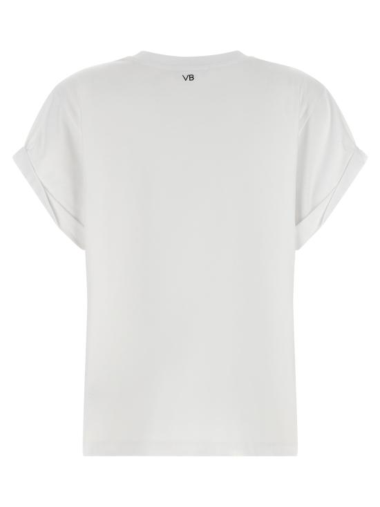 26FW 빅토리아 베컴 반팔 티셔츠 1226JTS007471AWHITE - VICTORIA BECKHAM