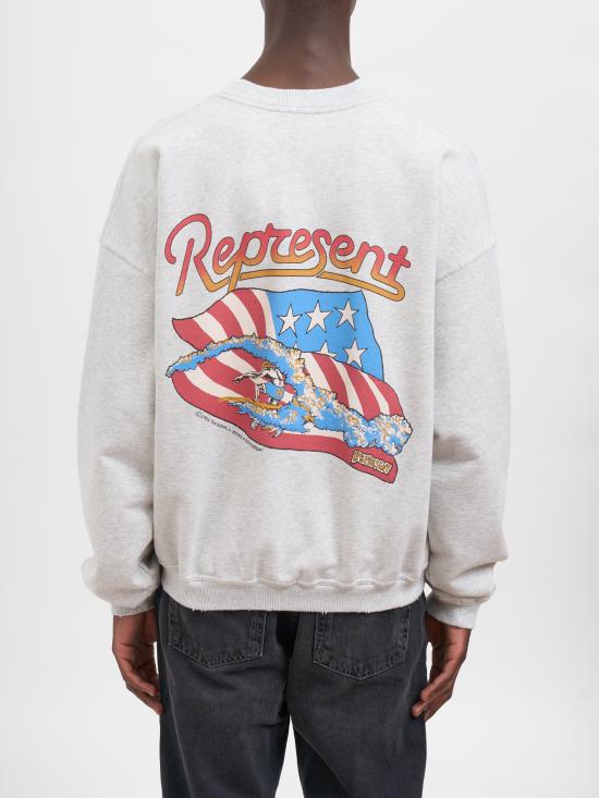 26FW 리프레젠트 스웨터 RMLM10123250 Grey - REPRESENT
