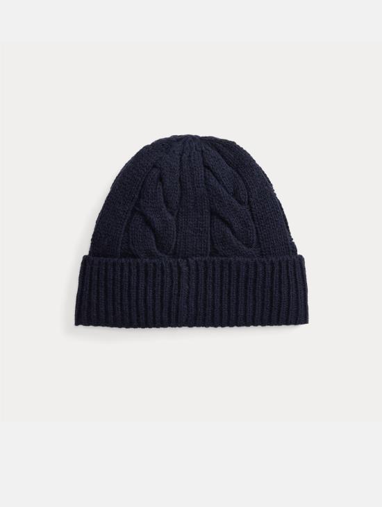 26FW 랄프 로렌 모자 카펠로 아 트레체 콘 폴로 베어 네이비 - RALPH LAUREN