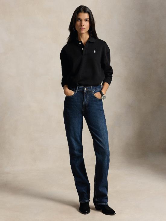 26FW 랄프 로렌 셔츠 펠파 콜로 폴로 콘 보토니 네라 - RALPH LAUREN