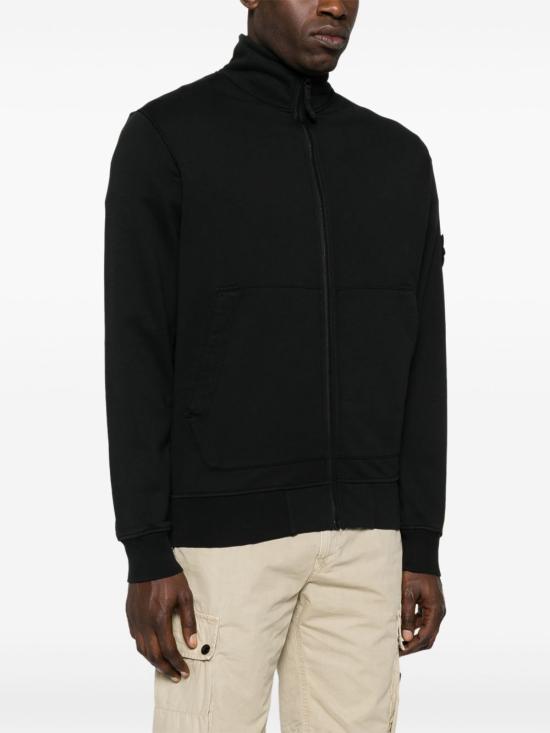 26FW 스톤 아일랜드 집업 니트 L2S156100063S0051 V0029 Black - STONE ISLAND