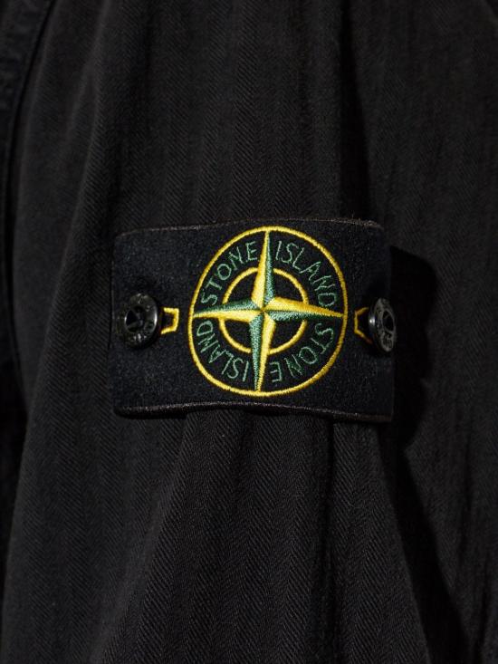 26FW 스톤 아일랜드 긴팔 셔츠 L2S151200014S0456 V0029 Black - STONE ISLAND