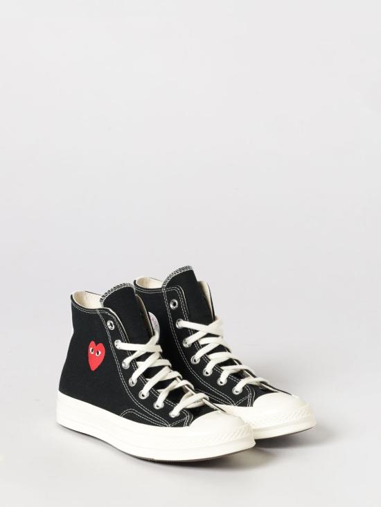 26SS 꼼데가르송 플레이 X 컨버스 스니커즈 AZK129D 1 Black - COMME DES GARCONS PLAY CONVERSE
