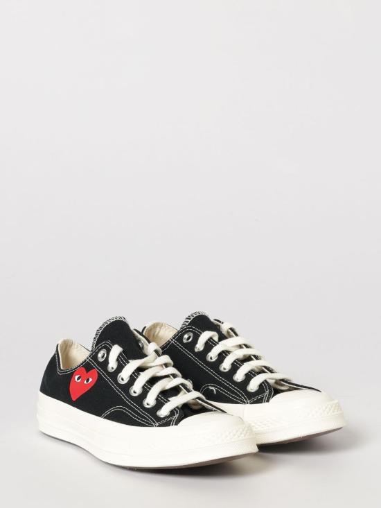 26SS 꼼데가르송 플레이 X 컨버스 스니커즈 AZK128D 1 Black - COMME DES GARCONS PLAY CONVERSE
