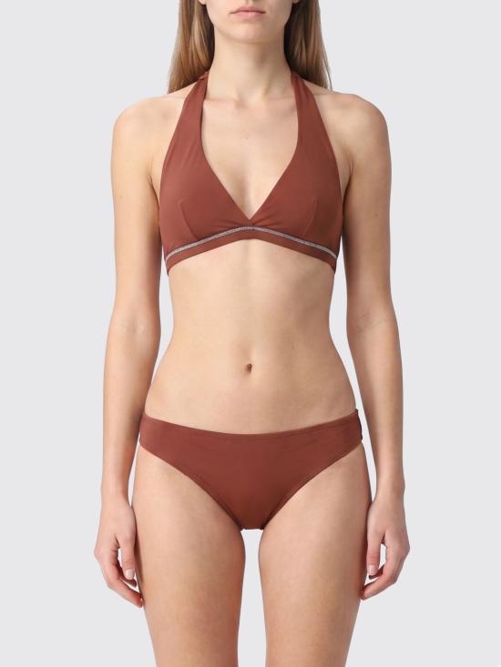 26SS 브루넬로 쿠치넬리 원피스 수영복 MQ965VS479 C9093 Red