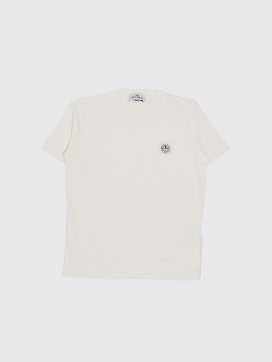 26SS [키즈] 스톤 아일랜드 티셔츠 2100005S0050 V0001 White