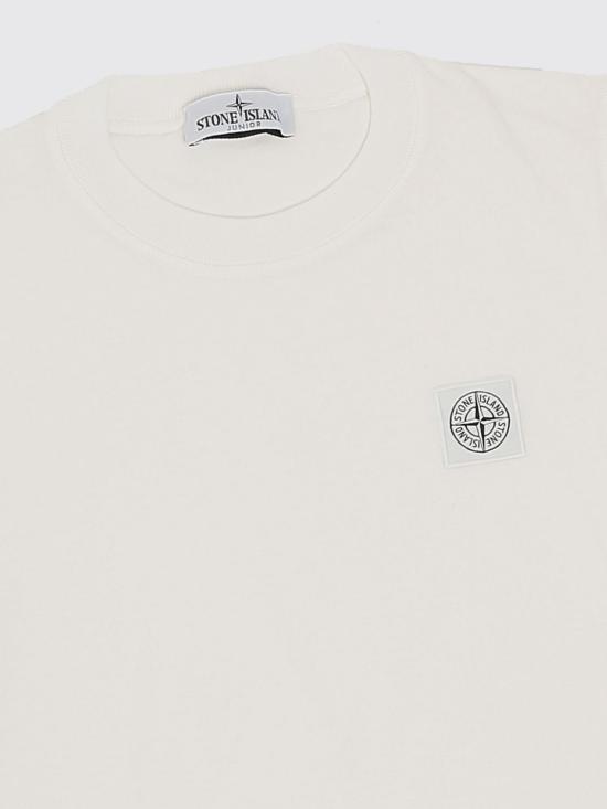 26SS [키즈] 스톤 아일랜드 티셔츠 2100005S0050 V0001 White - STONE ISLAND