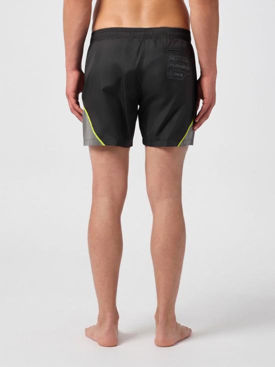 26SS 플레인스포츠 스윔팬츠 SAFCMMT0446STE003N 02 Black - PLEIN SPORT