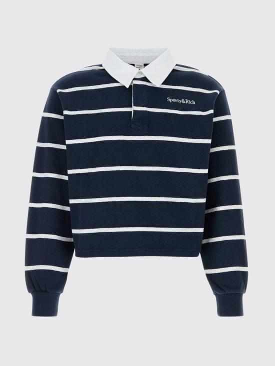 26SS 스포티앤리치 폴로 티셔츠 TO00876300BL107 DARNAVWHI Navy - SPORTY & RICH