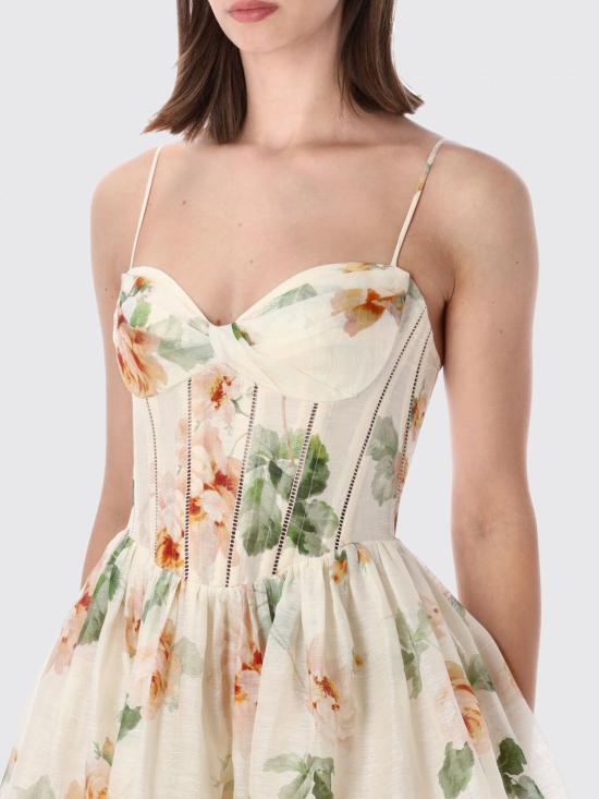 26SS 짐머만 숏 원피스 7811DS263 CRRO Cream - ZIMMERMANN