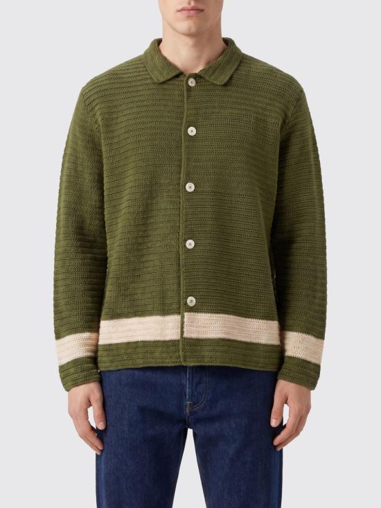 26SS 보디 긴팔 셔츠 MRS26KT013 GREENCREAM Green