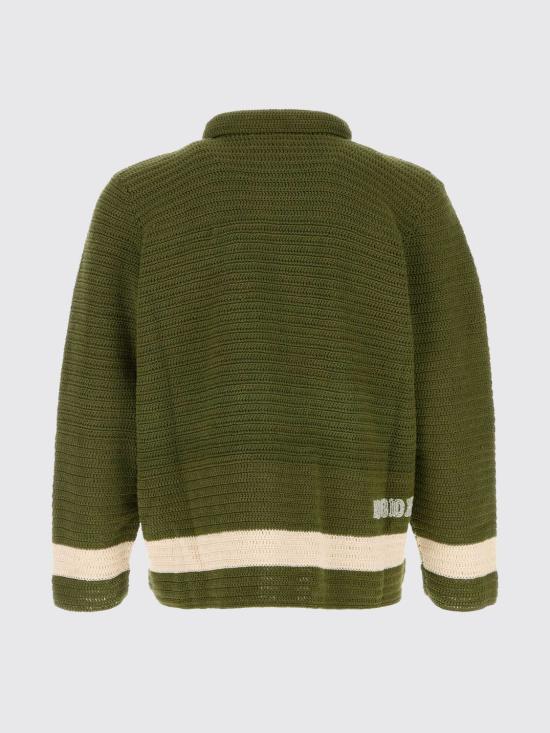 26SS 보디 긴팔 셔츠 MRS26KT013 GREENCREAM Green - BODE