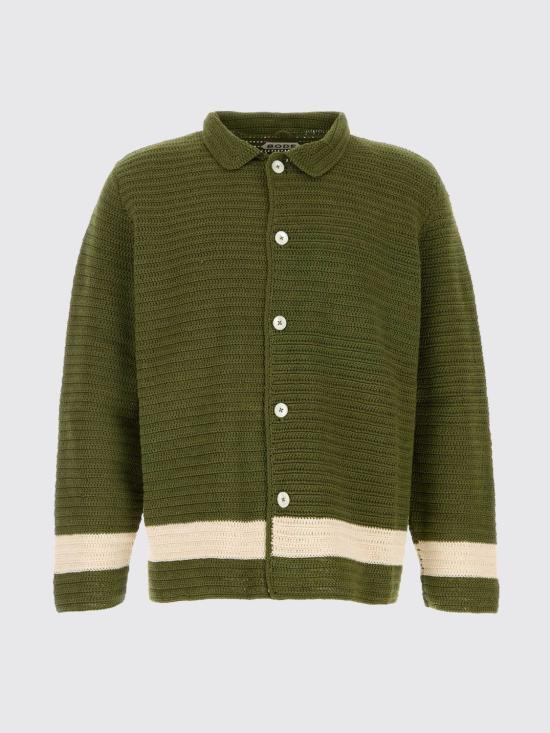 26SS 보디 긴팔 셔츠 MRS26KT013 GREENCREAM Green - BODE