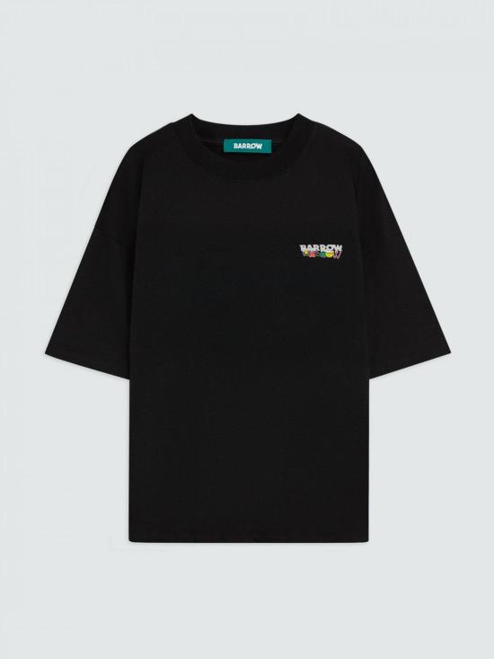 26SS 바로우 반팔 티셔츠 S6BWUATH032 110 Black - BARROW