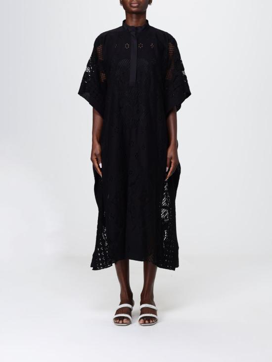 26SS 리비아나 콘티 롱 원피스 L6SH54 Y69 0 Black